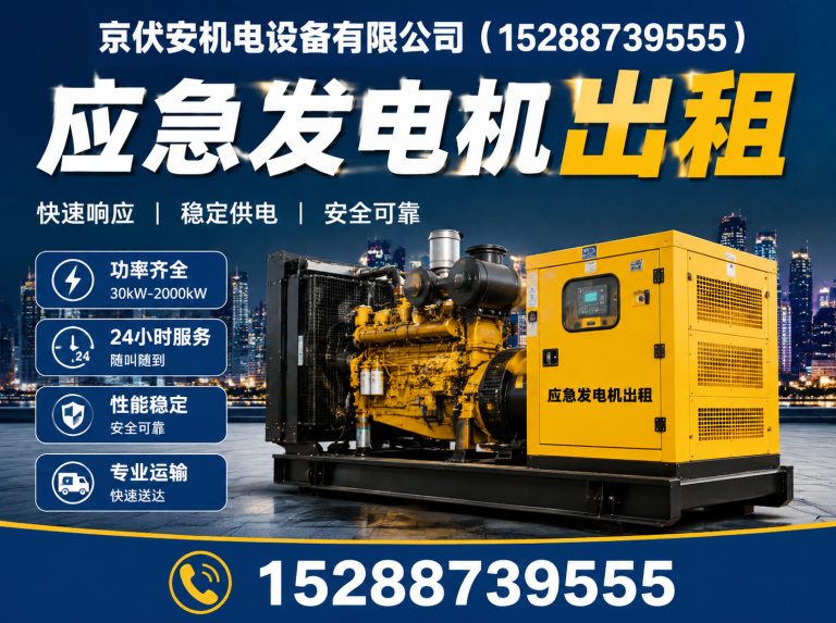 遂宁柴油发电机组出租展示图